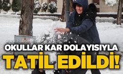 Okullar kar dolayısıyla tatil edildi