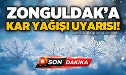 Zonguldak'a kar yağışı uyarısı!