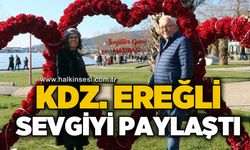 Karadeniz Ereğli 14 Şubat'ta sevgiyi paylaştı