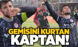 Gemisini kurtaran kaptan Serhat Baştan, Elmas’a hayati bir 3 puan kazandırdı!