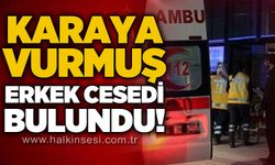 Karaya vurmuş erkek cesedi bulundu!