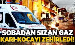 Sobadan sızan gaz karı-kocayı zehirledi