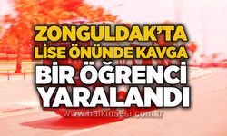 Zonguldak’ta lise önünde kavga: Bir öğrenci yaralandı