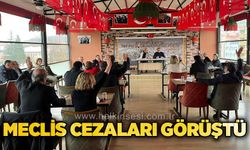 Meclis, cezaları görüştü