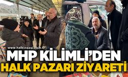 MHP Kilimli'den halk pazarı ziyareti: Esnaf ve halkı dinlediler