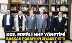 Kdz. Ereğli MHP Yönetimi, Başkan Posbıyık’ı ziyaret etti