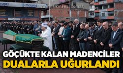 Göçükte kalan madenciler dualarla son yolculuğuna uğurlandı
