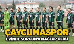 Çaycumaspor, evinde Sorgun’a mağlup oldu