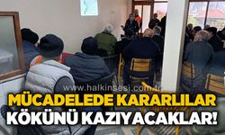 Mücadelede kararlılar: Kökünü kazıyacaklar!