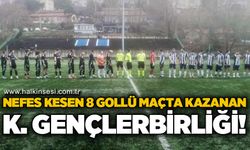 Nefes kesen 8 gollü maçta kazanan Kayıkçılar Gençlerbirliği!
