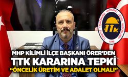 MHP Kilimli İlçe Başkanı Örer’den TTK kararına tepki: “Öncelik üretim ve adalet olmalı”