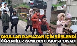 Okullar Ramazan için süslendi: Öğrenciler Ramazan coşkusu yaşadı
