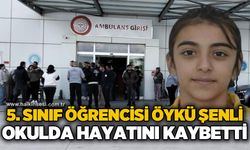 5. sınıf öğrencisi Öykü Şenli okulda hayatını kaybetti