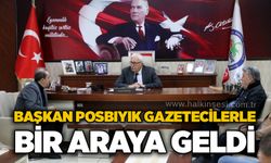 Başkan Posbıyık gazetecilerle bir araya geldi