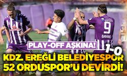 Kdz. Ereğli Belediyespor, 52 Orduspor'u devirdi: Play-Off aşkına 1-0