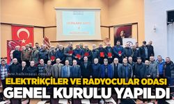 Elektrikçiler ve Radyocular Odası Genel kurulu yapıldı