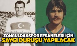Zonguldakspor efsaneleri için saygı duruşu yapılacak…