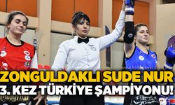 Zonguldaklı milli sporcu Sude Nur Basancı 3. kez Türkiye Şampiyonu oldu!