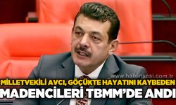 Milletvekili Muammer Avcı, göçükte kalarak hayatını kaybeden iki madenciyi TBMM'de andı