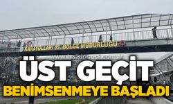 Üst geçit benimsenmeye başladı