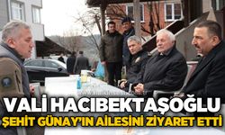Zonguldak Valisi Osman Hacıbektaşoğlu, Şehit Mert Necati Günay'ın ailesini ziyaret etti