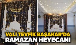 Vali Tevfik Başakar’da Ramazan heyecanı