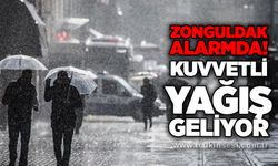 Zonguldak alarmda! Kuvvetli yağış geliyor
