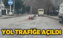Yol trafiğe açıldı