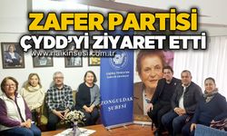 Zafer Partisi İl Başkanı Oğuzhan Turhan ÇYDD'yi ziyaret etti