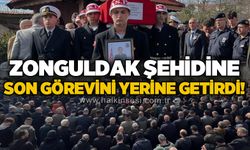 Zonguldak şehidine son görevini yerine getirdi: Şehit Kalyoncu toprağa verildi