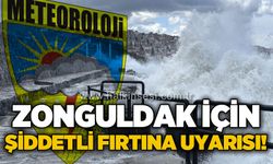 Zonguldak için şiddetli fırtına uyarısı