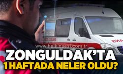 Zonguldak'ta 1 haftada neler yaşandı?