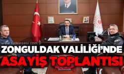 Zonguldak’ta haftalık asayiş ve güvenlik toplantısı yapıldı