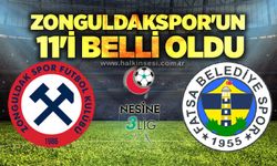 Zonguldakspor'un 11'i belli oldu...
