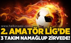 İkinci Amatör Lig’de 3 takım namağlup zirvede!