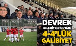 Devrek Belediyespor’dan 4-4’lük galibiyet…