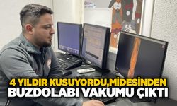 4 yıldır kusuyordu, midesinden buzdolabı vakumu çıktı