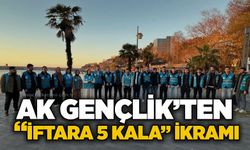 AK Gençlik’ten “İftara 5 kala” ikramı