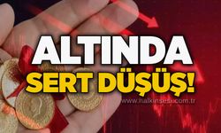 Altında sert düşüş!