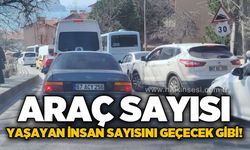 Araç sayısı yaşayan sayısını geçecek gibi