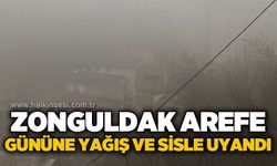 Zonguldak Arefe gününe yağış ve sisle uyandı
