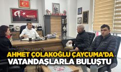 Ahmet Çolakoğlu Çaycuma’da vatandaşlarla buluştu
