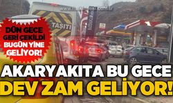 Dün gece geri çekildi, bugün yine geliyor: Akaryakıta rekor zam!