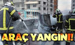 Araç yangını!