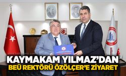 Kaymakam Yılmaz’dan BEÜ Rektörü Özölçer’e ziyaret