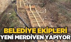 Belediye yeni merdiven yapıyor