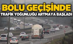 Bolu Geçişinde bayram yoğunluğu: Trafik arttı