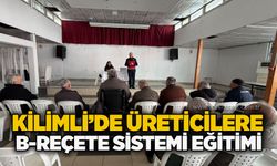 Kilimli’de üreticilere B-Reçete sistemi eğitimi