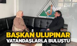 Başkan Ulupınar vatandaşlarla buluştu
