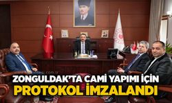 Zonguldak’ta cami yapımı için protokol imzalandı